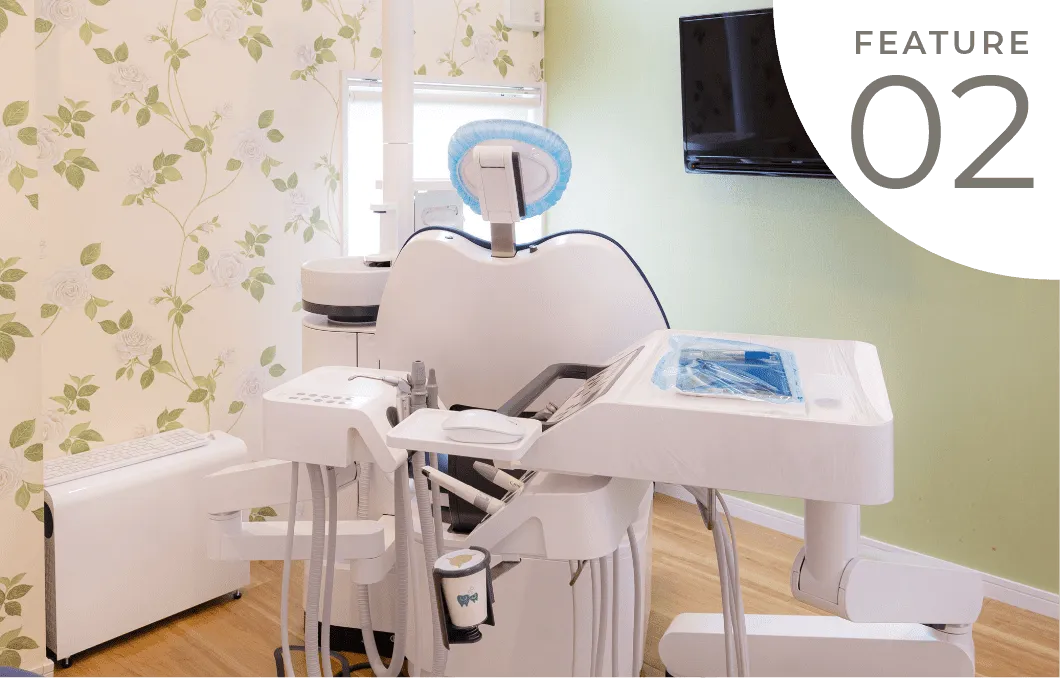 虫歯から矯正治療まで充実の治療をご提供